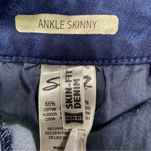 Seven7 Ankle Skinny Skin Fit Denim Jeans Size 16 #1336 - Picture 7 of 13